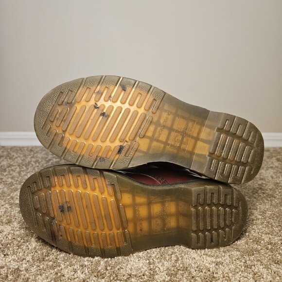 Dr. Martens 1460 Smooth Leather Lace-Up Boots in Cherry Red, Women’s US 7 - Picture 6 of 12